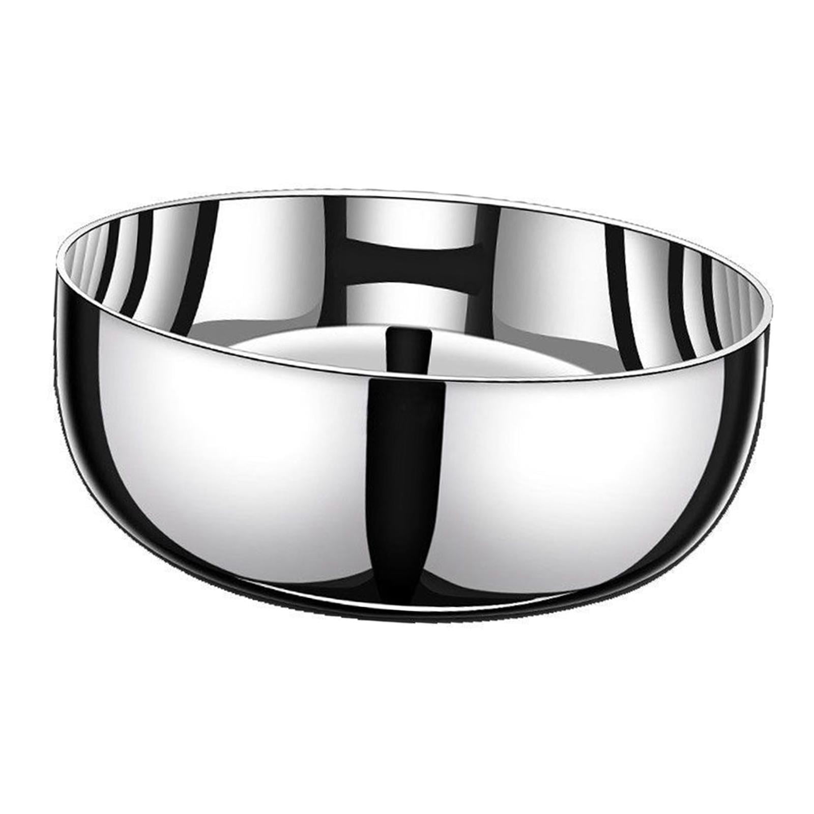 Magideal - Cuenco De Acero Inoxidable Para Mezclar, Lavabo, Cuenco Para Frutas Y Verduras, Cuenco De Metal Para Mezclar Huevos, Cuenco Para Ensaladas, Para Mezcl