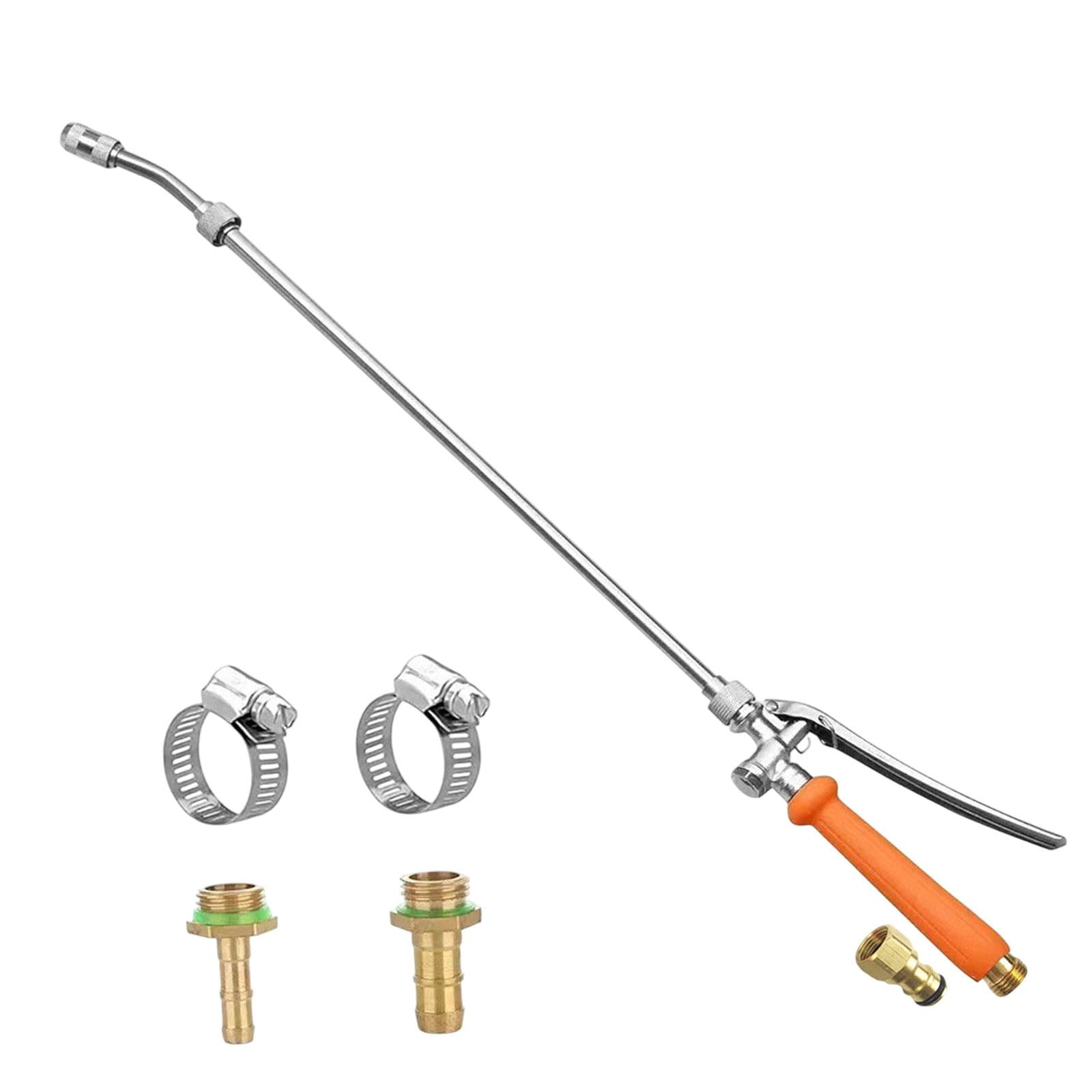 Magideal - Varita De Pulverización Para La Manguera De Jardín Césped Ajustable Con Válvula Cerrada 3/8 "1/4" Bárcocas De Latón Varita De Riego Para El Porche De