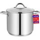 thumbnail image 1 of Olla de gran capacidad Bakken‑Swiss 19 L de acero inoxidable con tapa de vidrio, 1 of 9