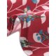thumbnail image 5 of INSPIRE CHIC Falda Midi Floral de Cintura Alta con Línea A Flowy de Longitud a la Rodilla para Mujer, Regreso a Clases, Rojo Oscuro XL, 5 of 6