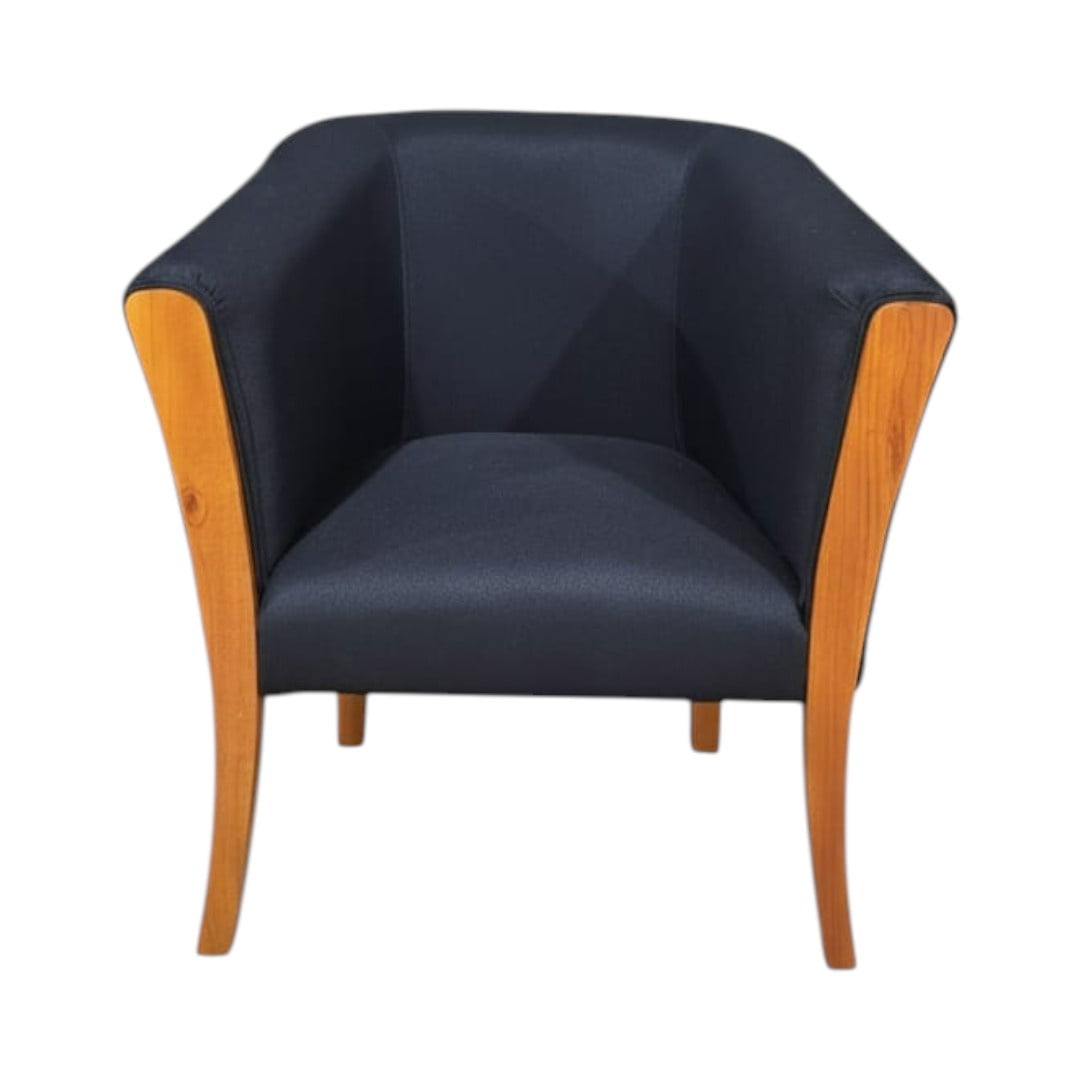 Diseños Valestrini - Sitial Esmeralda Lino Negro