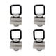 thumbnail image 1 of Juego De Tuercas Con Ranura En T Para Riel De Cama De Coche De 4 Piezas Para Tornillo De 3/8" Para Toyota Tacoma, 1 of 5