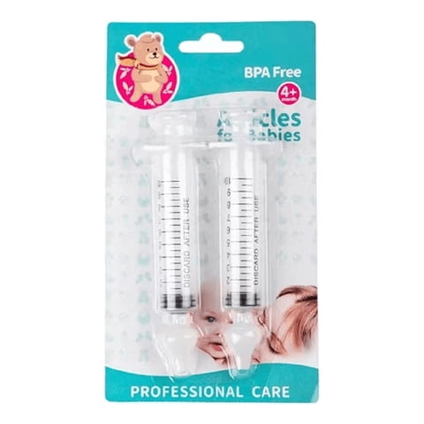 Genérico - Set 7 Aspirador Nasal Forma Jeringa Niños Bebes Lau