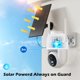 thumbnail image 5 of Cámara de seguridad Allweviee Solar Wireless 2K 3MP PTZ 355° View, 5 of 9
