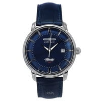 Zeppelin - Reloj Atlantic Automático Esfera Azul Correa De Cuero 84603 Para Hombre