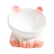 thumbnail image 1 of Cuenco De Alimentación Para Gatos, Plato Minimalista Para Comida Para Perros, Accesorios Para Alimentos Y Agua Para Mascotas, Clasificados En Blanco Y Rosa, 1 of 5