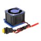 thumbnail image 5 of Ventilador De Refrigeración De Coche RC A Escala 1:8 Para Coche RC Crawler Buggy Truck Azul, 5 of 5
