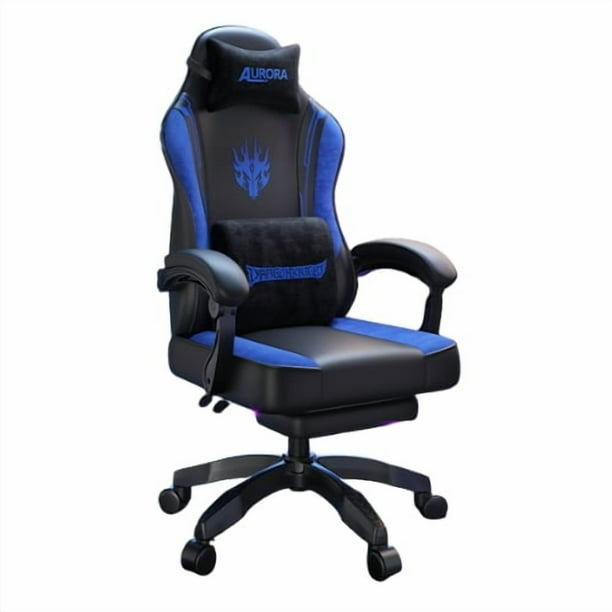 Silla Gamer Con Soporte Lumbar Reclinable 135° Y Reposapies