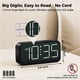 thumbnail image 2 of Reloj despertador digital Acedeck con pilas para dormitorio, 2 of 9