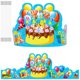 thumbnail image 1 of Paquete de 35 coronas de fiesta de cumpleaños JTIEO para aula infantil, 1 of 5