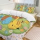 thumbnail image 3 of Comforter Set Queen Size Pokmon - Blooming Pokemon Set with 2 Pillowcases for All SeasonsBedding Set 3pcs for Kids Boys Girls Bedroom Decor Bed Sheets, 3 of 5