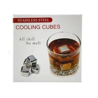 Disparo - Hielos Acero Para Tragos Cubos Reutilizables 4 Unidades