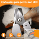 thumbnail image 3 of Profesional Corta Uñas Belug  Con Luz Led Y Lima Para Perros Gatos Blanco, 3 of 5