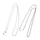 thumbnail image 2 of 2 Piezas Gafas de sol Collar Metal Gafas Gafas Cable Cordón Cadena, 2 of 6