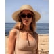 thumbnail image 5 of Gorro de sol FURTALK para mujer, ala ancha, UPF 50+, color caqui, verano, 5 of 9