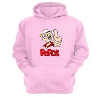 Genérico - Polerón Canguro Popeye Rosa Talla Xs Unisex