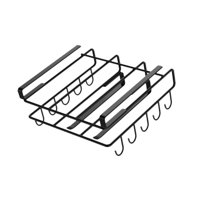 Magideal - Gancho Para Taza Debajo Del Gabinete, Colgador Organizador Para Tabla De Cortar, Soporte Para Papel De Cocina Multifuncional Para Toallas, Tazas, Uten