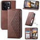 thumbnail image 1 of Funda Flip FOXDOCK para Xiaomi Redmi Note 13 Pro 4G , Estilo Billetera con Diseño Rombo, Correa de Mano y Soporte, Uso Diario, 1 of 5