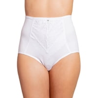 Baziani - Calzón Alto Algodón Encaje 20415