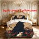 thumbnail image 1 of 3pcs Little White Cat Looking at Wall Shadow Themed Printed Bedding Set Duvet Cover and Pillowcases, 1 of 5