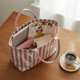 thumbnail image 3 of Bolso PVC rayas mujer cuadros grande hobo carta impreso ligero, 3 of 7