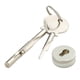 thumbnail image 2 of Cerradura De Vidrio Cerradura De Puerta Corrediza Para Cerradura De Tocador Cerradura De Refrigerador Cerradura De Buzón, 2 of 5