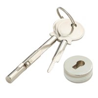 Magideal - Cerradura Para Puerta Corrediza, Cerradura Para Vitrina, Práctica Y Fácil De Instalar, Cerradura Para Mostrador, Cerradura Para Cajón, Cerradura Para