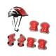 thumbnail image 2 of Juego De Rodilleras Y Casco Para Patineta Infantil Para Exteriores, Para Bicicleta De Carretera, Para Niños Y Niñas, Color Rojo, 2 of 3