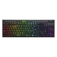 Redragon - Teclado Mecánico Horus Fs Wifi Sp Red Swes Black K618-Rgb-Sp