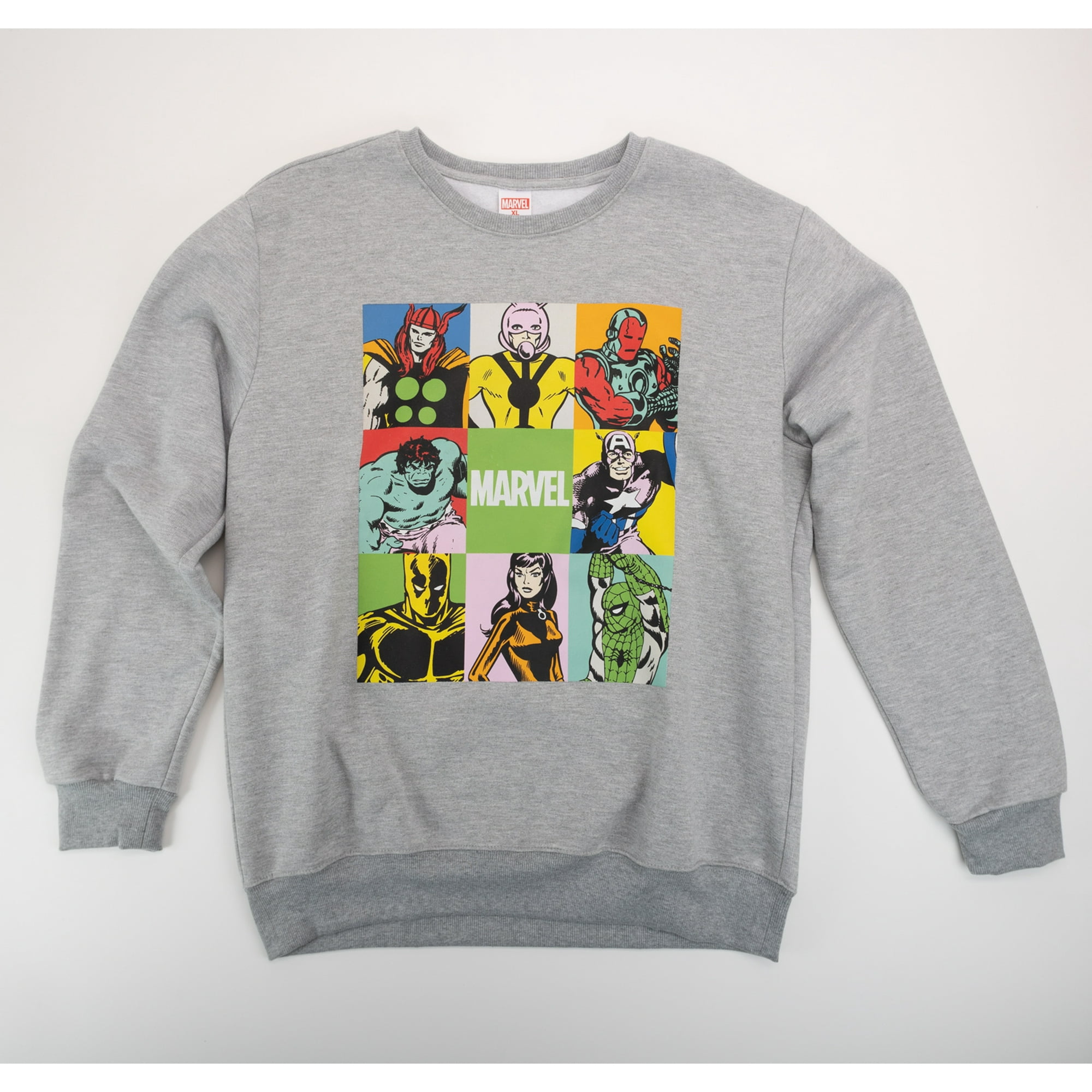 Poleron Hombre You Marvel Avengers Gris