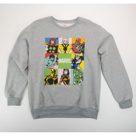 Poleron Hombre YOU Marvel Avengers Gris