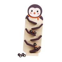 Bothyi - Rampa De Madera Para Coche, Juguete Con Forma De Pingüino, Para Niños Y Niñas De 1 Año De Jardín De Infantes