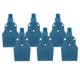 thumbnail image 5 of Rosca De 1/4 ", Boquilla De Soplado De Aire De Chorro De Aire Plano Spray 3 Agujeros Azul X6, 5 of 5