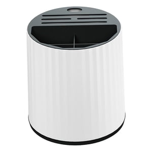 Bothyi - Soporte De Drenaje Para Palillos, Soporte Para Cubiertos, Recipientes De Drenaje Para Comedor, Negro Y Blanco