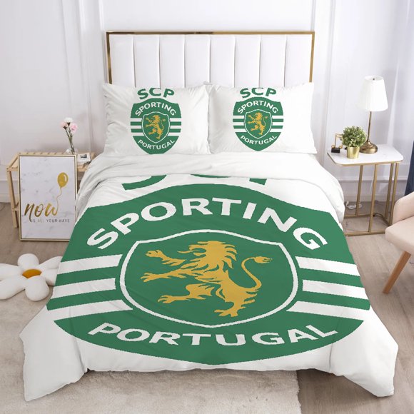 v102 Bed Sheets Bear Cover Double Comforter Bedding Sets Bedding Set Duvet L-lisbons fc Cover Queen Comforter Sets Quilt Pillowcase S-sporting-g 3-Piece Bedding Set (1 Duvet Cover + 2 Pillow Shams) Be