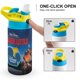 thumbnail image 4 of Pollito Pequeño Botella de Agua con Tapa Pop Top de Un Toque, Acero Inoxidable, a Prueba de Fugas, para Deportes, Botella Infantil azul 12 oz, 4 of 6