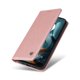 thumbnail image 4 of Funda Billetera de Cuero para Motorola MOTO G05 con Tarjetero y Soporte - Tapa Magnética Rosa, 4 of 6