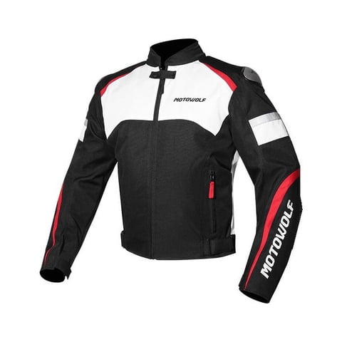 Chaqueta Para Motociclismo Oxford 610D Motowolf 0509 - Rojo Talla L