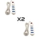 thumbnail image 1 of Pack X2 Alargador Zapatilla Eléctrica 4 Tomas 3 Mts Con Usb, 1 of 3
