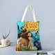 thumbnail image 2 of The Jungle Book Bolso de tela con estampado de lienzo para mujer, bolsa de compras reutilizable y estética, con cremallera interior, regalo para mujer, 35 × 40 cm., 2 of 6