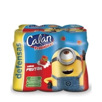 Bebida Láctea Probiótico Sabor Frutilla Pack Botella 6 Botellas 90 Cc C/U Calán