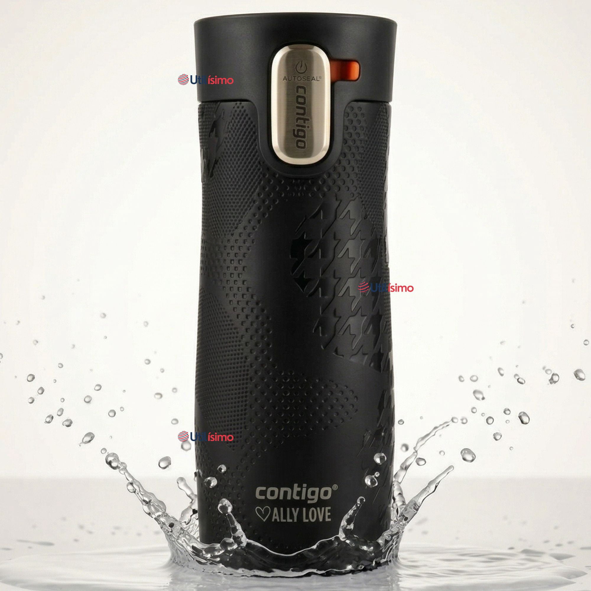 Vaso Térmico Contigo 473ml West Loop 3.0 Ally Love Acero Inoxidable Licorice