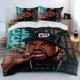 thumbnail image 1 of Hip Hop Art Rapper Legend Star Comforter Bedding Set,Duvet Cover Bed Set Quilt Cover Pillowcase, Size Bedding Set Boys Bed Sheets, 1 of 5