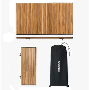 Naturehike - Mesa Para Carro Plegable - Caqui (Modelo 738092) Cafe