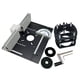 thumbnail image 2 of Juego de placa y elevación de enrutador compatible con máquina de corte de 64-66 mm, carpintería, bricolaje, para bancos de trabajo de enrutador de Plato negro, 2 of 5