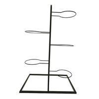 Magideal - Almacenamiento Vertical De Pelotas, Estante De Almacenamiento De Baloncesto, Soporte De Baloncesto, Estante De Baloncesto De 5 Niveles Para Niños De V Negro