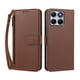 thumbnail image 1 of Funda Tipo Billetera para Motorola Moto Edge 70 Fusion con Soporte y Bolsillo con Cierre Marrón, 1 of 1
