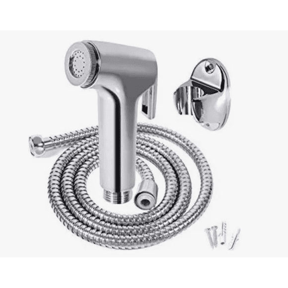 Ducha Bidet Arabe Soporte + Manguera Flexible Wc Baño