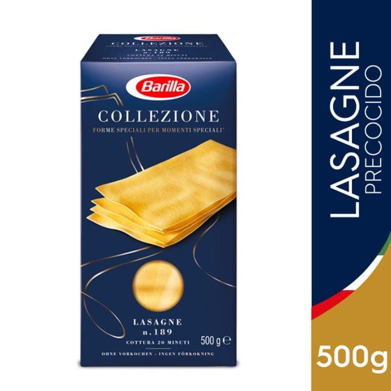 Fideo Pasta Lasagne Collezione N°189 Caja 500 g Barilla