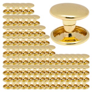 Bothyi - 100 Uds. Remaches De Tornillo De Latón Macizo, Remaches Para Uñas, Punta De Sujeción De 8X6Mm